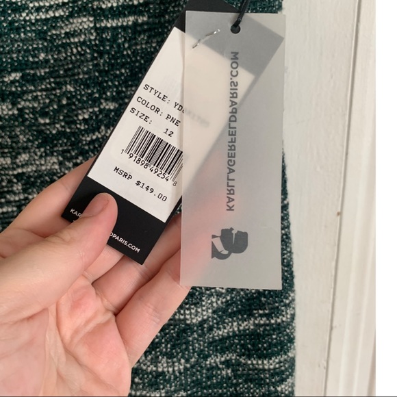 KARL LAGERFELD NWT KNIT DRESS - Picture 3 of 3